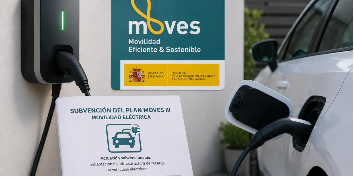 Subvención MOVES III para cargador de coche eléctrico en Baleares