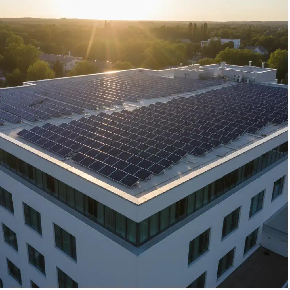 Instalación de paneles solares en una vivienda de Palma de Mallorca